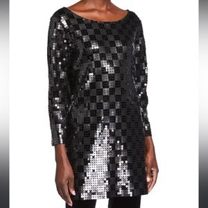 Joan Vass Sequin Tunic